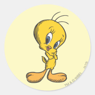 Adesivo Redondo TWEETY™ Tímido