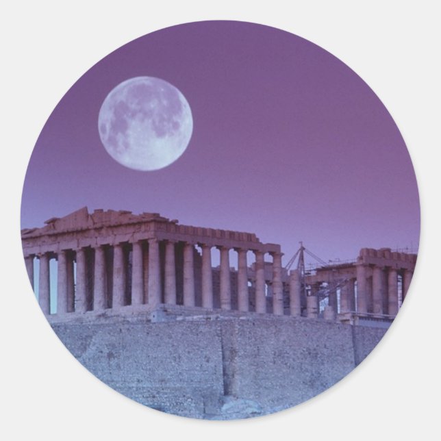 Adesivo Redondo Twilight Parthenon (Frente)