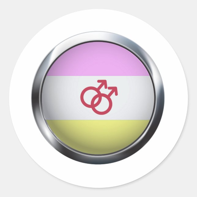 ADESIVO REDONDO TWINK PRIDE MEDALLION (Frente)