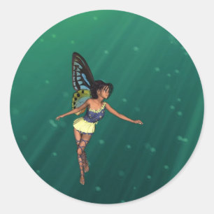 Adesivo Redondo Twinkletoes Fairy Stickers