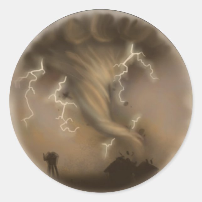 Adesivo Redondo Twister (Frente)