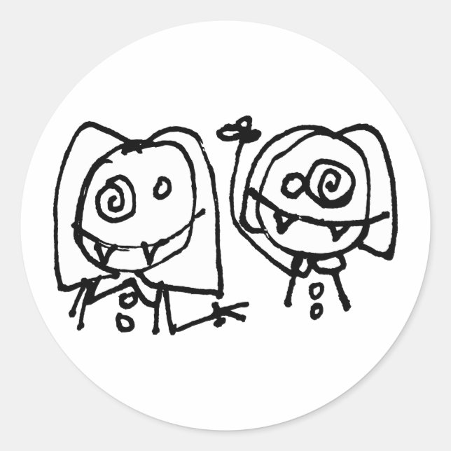 Adesivo Redondo Twitarard Girls Sticker (Frente)