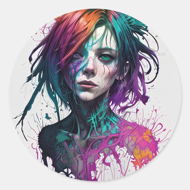 Adesivo Redondo Two Sides (Frente)