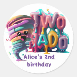 Adesivo Redondo twonado T-Shirt