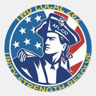 Adesivo Redondo TWU Local 282