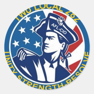 Adesivo Redondo TWU Local 282