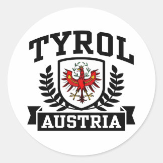 Adesivo Redondo Tyrol Áustria