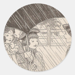 Adesivo Redondo U é para o guarda-chuva