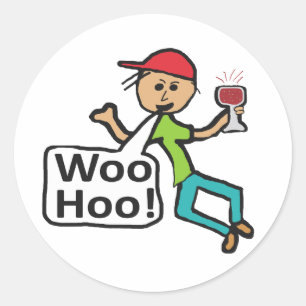 Adesivo Redondo Uau!