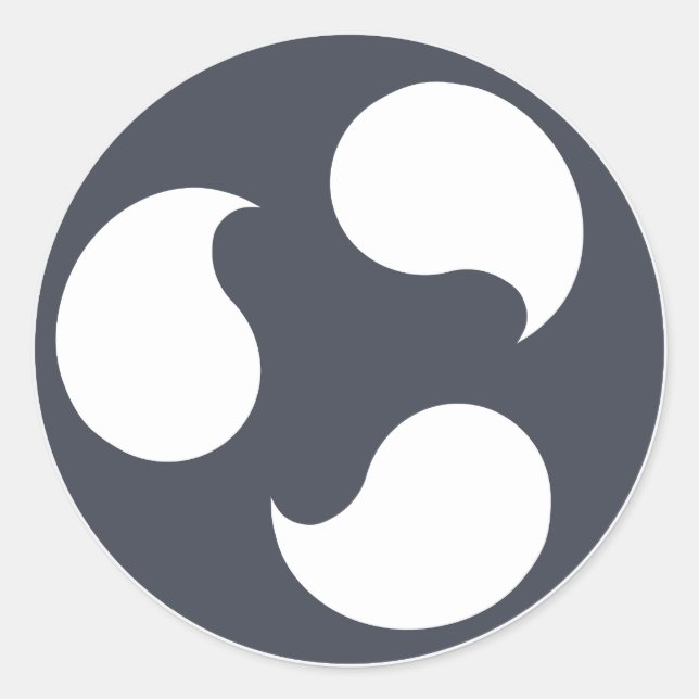 Adesivo Redondo Ubuntu Budget Stickers (Frente)