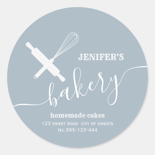 Adesivo Redondo Uísque simples de rolagem profissional moderno (Frente)