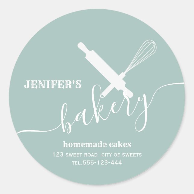 Adesivo Redondo Uísque simples de rolagem profissional moderno (Frente)