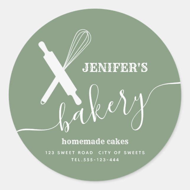 Adesivo Redondo Uísque simples de rolagem profissional moderno (Frente)