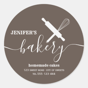 Adesivo Redondo Uísque simples de rolagem profissional moderno