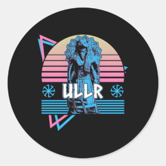 Adesivo Redondo Ullr Norse God Asgard Norse Mythology