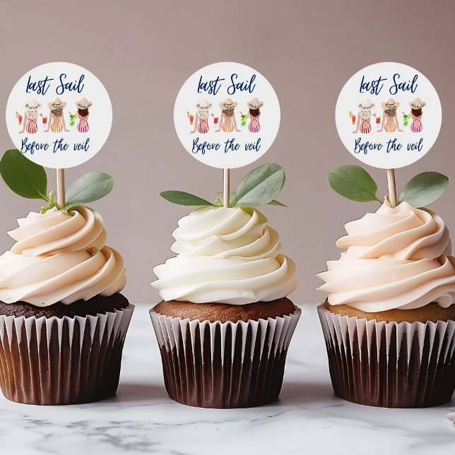 Adesivo Redondo Última Vela Antes da Cortina de Despedida de Solte (Criador carregado)