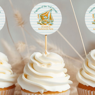 Adesivo Redondo Última Viagem Antes do Véu Festa de Despedida de S