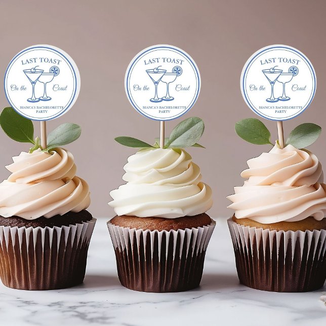 Adesivo Redondo Último brinde na Festa de Fim de Semana da Bachelo (Criador carregado)