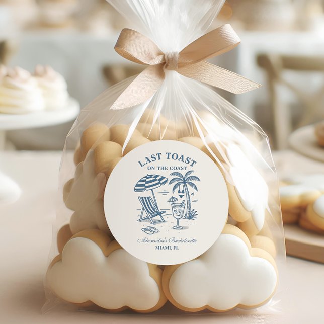 Adesivo Redondo Último Brinde Náutico Fim de Solteira (Criador carregado)