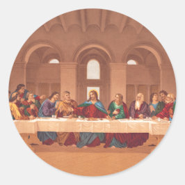 Adesivo Redondo Último Suor de Jesus Cristo