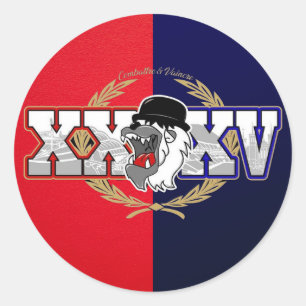 Adesivo Redondo Ultras gones ruins 1987 (fãs de lyon)