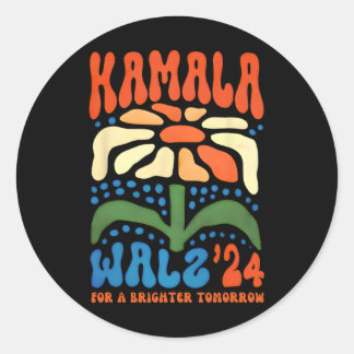 Adesivo Redondo Um amanhã mais brilhante Boho Aestético Kamala Wal