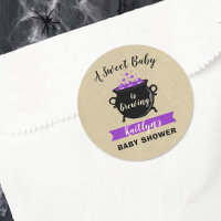 Um Bebê Doce Está Fazendo Chá de fraldas De Hallow