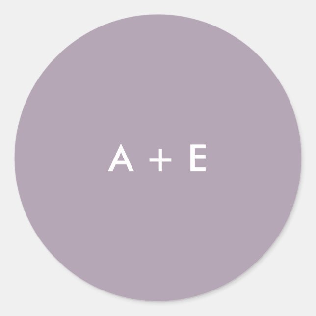 Adesivo Redondo Um Casamento de Flor Selvagem (Frente)