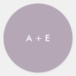 Adesivo Redondo Um Casamento de Flor Selvagem