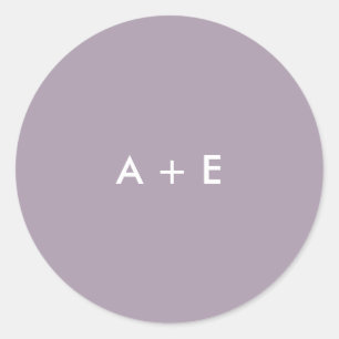 Adesivo Redondo Um Casamento de Flor Selvagem