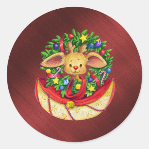 Adesivo Redondo Um Cheio de natal de Dreams Sticker