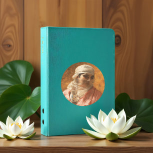 Adesivo Redondo Um Circassiano por Frederick Arthur Bridgman, Art