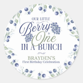 Adesivo Redondo Um Em Um Monte Primeiro Aniversário