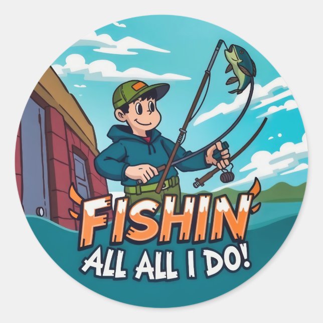 Adesivo Redondo Um estilo de vida da aventura (Frente)