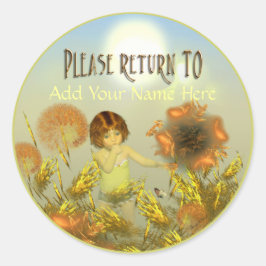 Adesivo Redondo Um Indicador de Dia Mais Brilhante