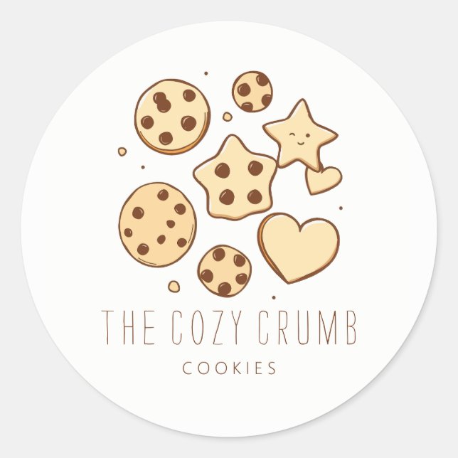 Adesivo Redondo Um pequeno tratado da nossa cozinha (Frente)