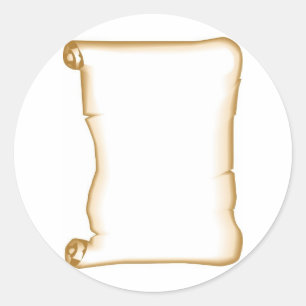 Adesivo Redondo Um Pergaminho