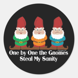 Adesivo Redondo Um Por Um Os Gnomos
