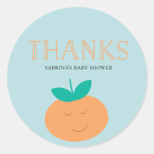 Adesivo Redondo Um pouco de beleza está no caminho obrigados adesi