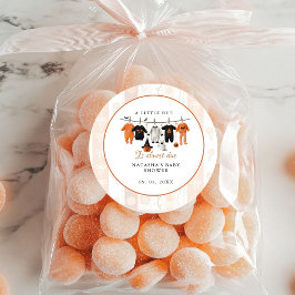 Adesivo Redondo Um pouco de Bueno que o Dia das Bruxas está preste