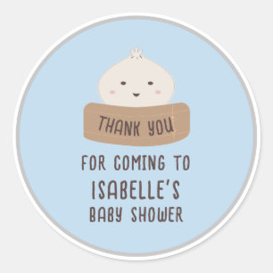 Adesivo Redondo Um pouco de lixo está a caminho, obrigado