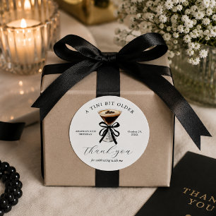 Adesivo Redondo Um Pouco Mais Velho Espresso Martini Aniversário