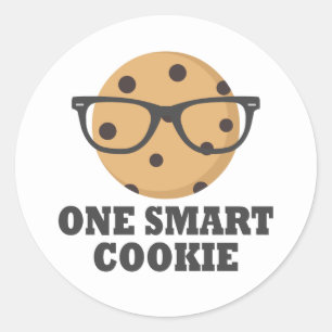Adesivo Redondo Um Smart Cookie