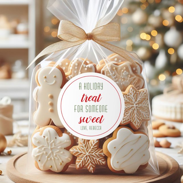 Adesivo Redondo Um Tratado de Férias para um Doce Halloween (Criador carregado)