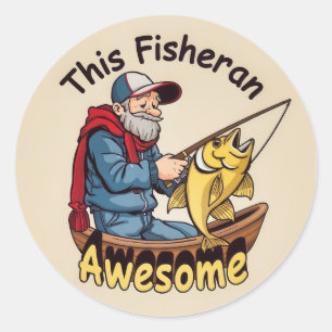 Adesivo Redondo Uma Aventura Aquática Vibrante