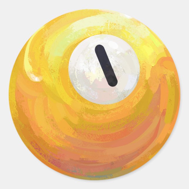 Adesivo Redondo Uma Bola (Frente)