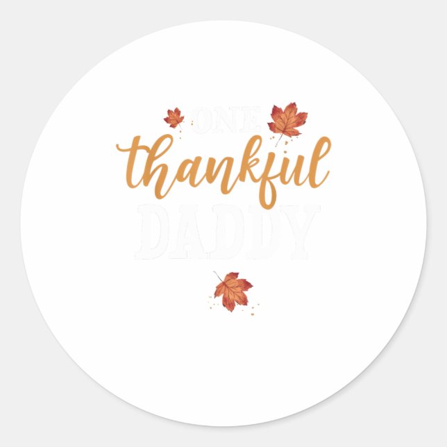 Adesivo Redondo Uma Combinação de Família de Pais Agradecida (Frente)