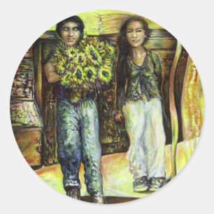 Adesivo Redondo Uma Fase de ChapeI Sistina de um ChaIIenge