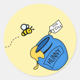 Adesivo Redondo Uma Fome de um Sticker