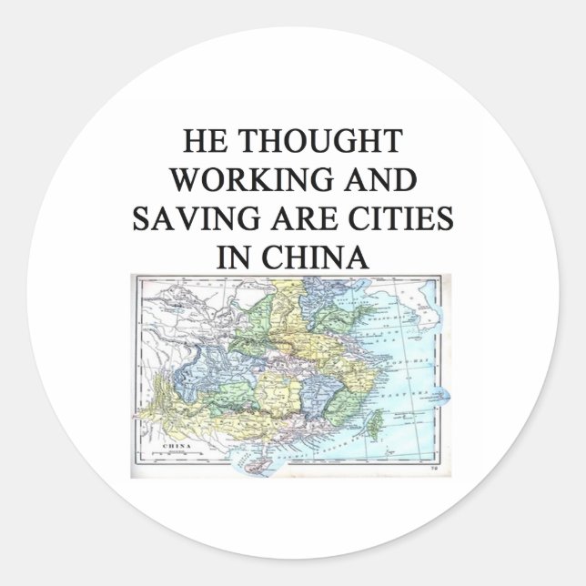 Adesivo Redondo uma ideia engraçada de divórcio para você! (Frente)